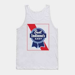 Beat Indiana's Ass gameday rivalry Tank Top